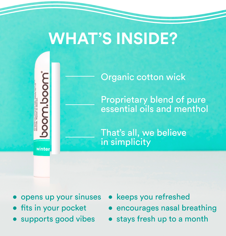 All-Natural Nasal Inhaler Sticks | BoomBoom Naturals